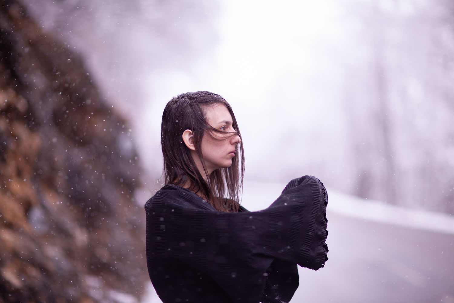 Spring snow, before