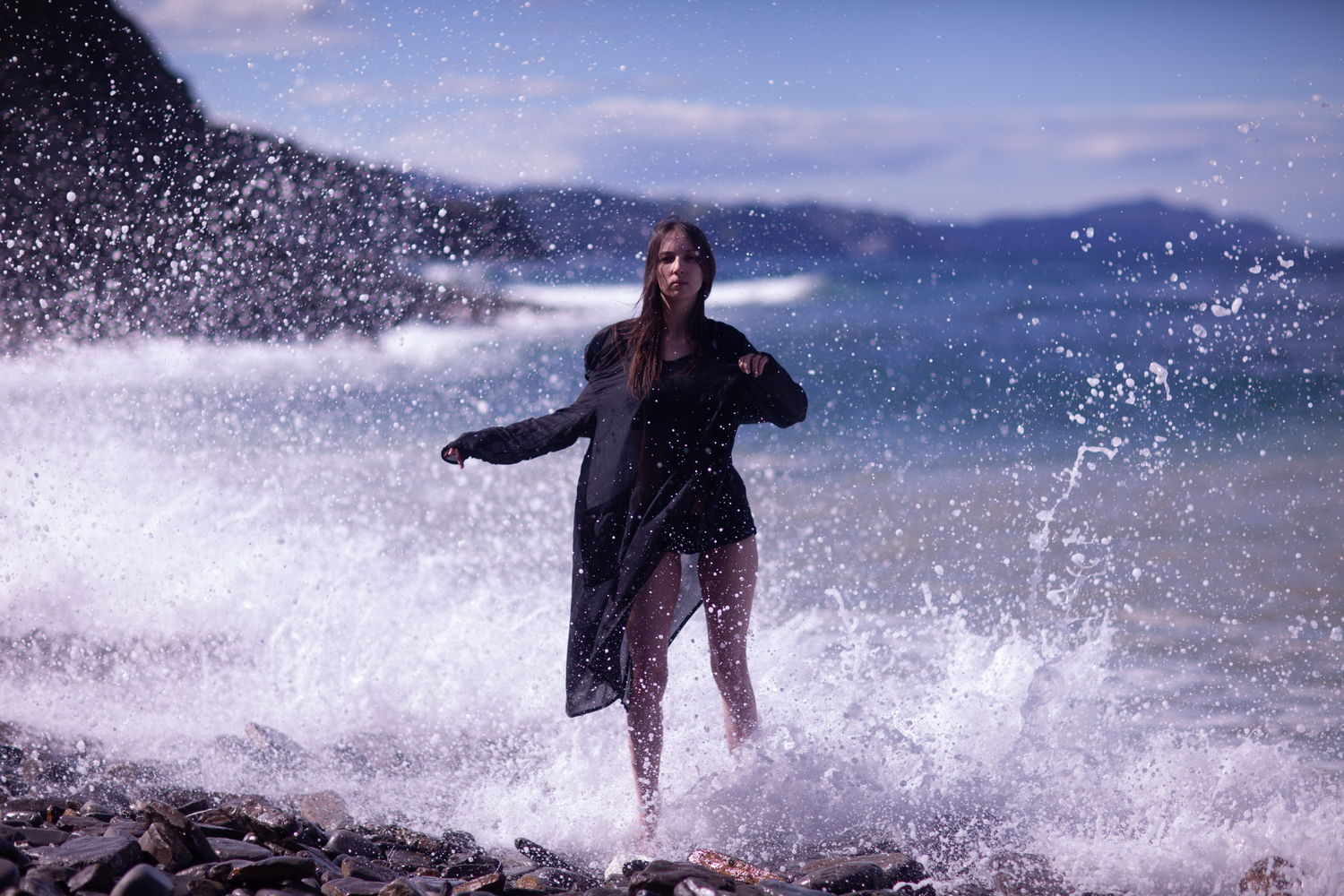 Wave, breaking, before